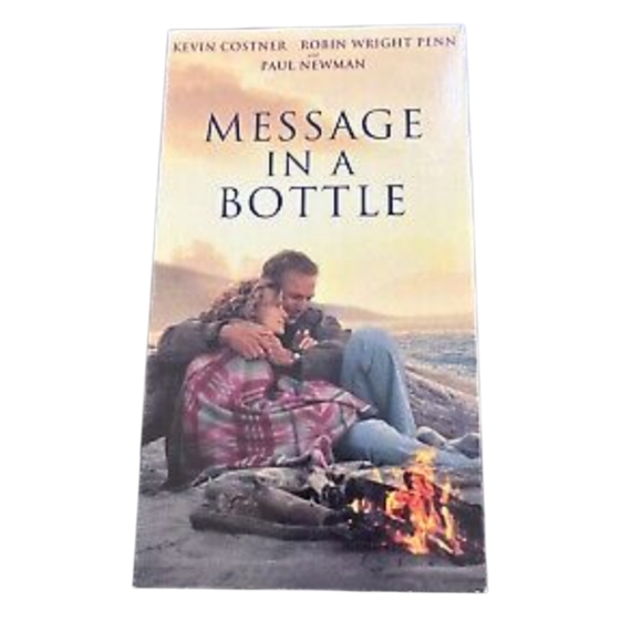 6/$15 Message in a bottle  Warner bros VHS video tape - Picture 1 of 4